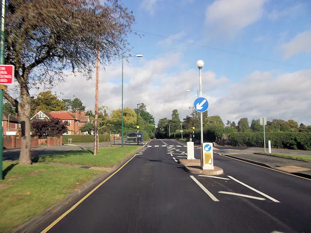 London Road, Shrewsbury. The picture does not show the scene of the collision