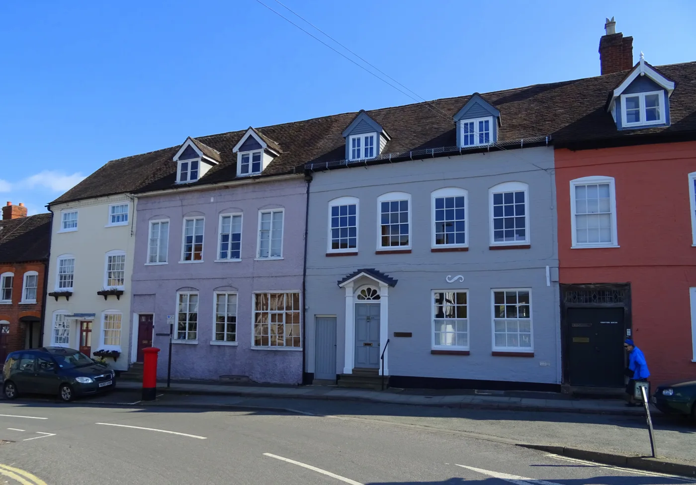 Houses on Corve Street, Ludlow. Every property type in Shropshire recorded a lower average price in July 2026 than a year earlier